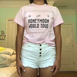 Ariana Grande Honeymoon world tour t shirt